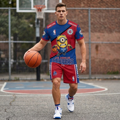 All 30 Teams Available-COMBO GIFTS FOR BASKETBALL FAN | Sport Fan Set — T-Shirt + Shorts
