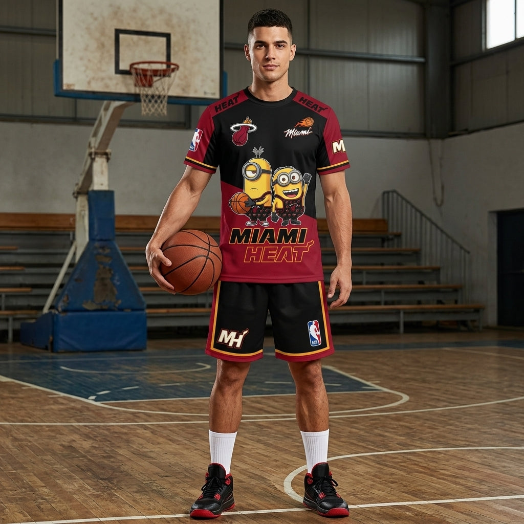 All 30 Teams Available-COMBO GIFTS FOR BASKETBALL FAN | Sport Fan Set — T-Shirt + Shorts