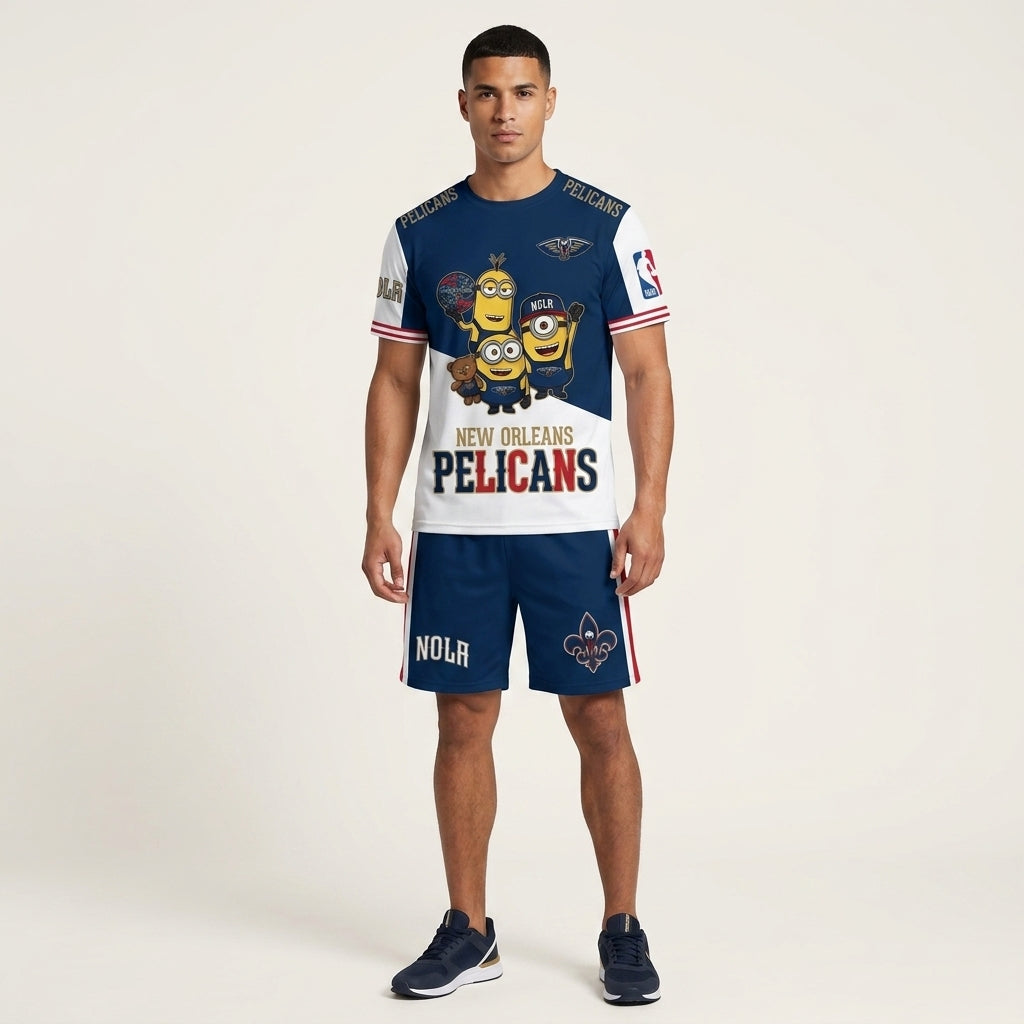 All 30 Teams Available-COMBO GIFTS FOR BASKETBALL FAN | Sport Fan Set — T-Shirt + Shorts