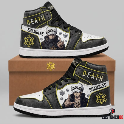 Trafalgar D. Water Law Anime Canvas High Top Sneakers - 02. Dark Hypebeast