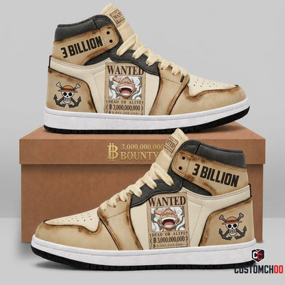 Monkey D. Luffy Gear 5 Anime Canvas High Top Sneakers - 04. Bounty