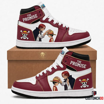 Red-Haired Shanks Emperor Anime Canvas High Top Sneakers - 07. Classic Nostalgia