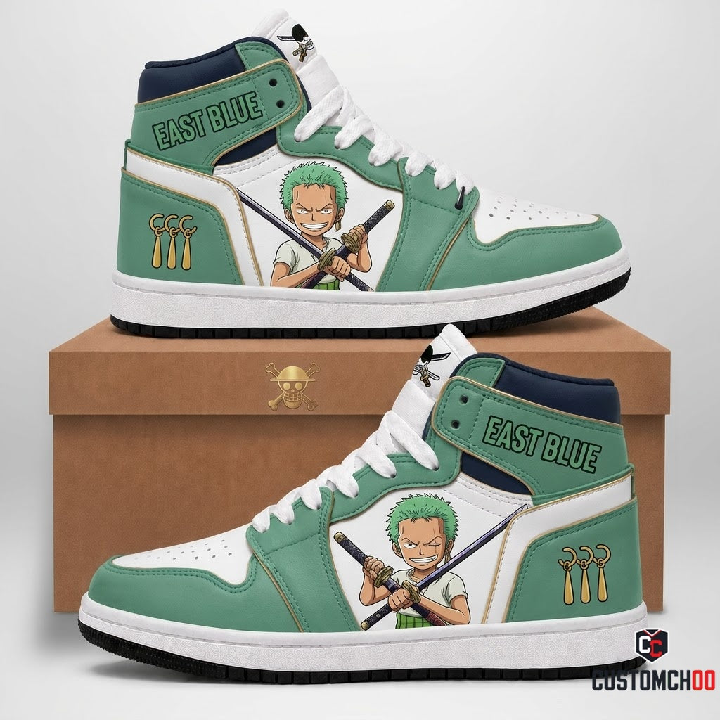 Roronoa Zoro King of Hell Anime Canvas High Top Sneakers - 07. Classic Nostalgia