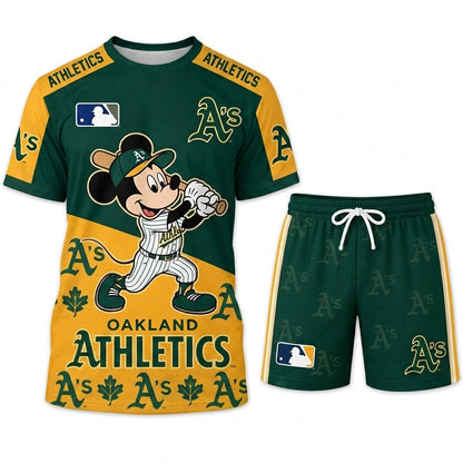 All 30 BASEBALL Teams Available-COMBO GIFTS FOR FAN | Sport Fan Set — T-Shirt + Shorts