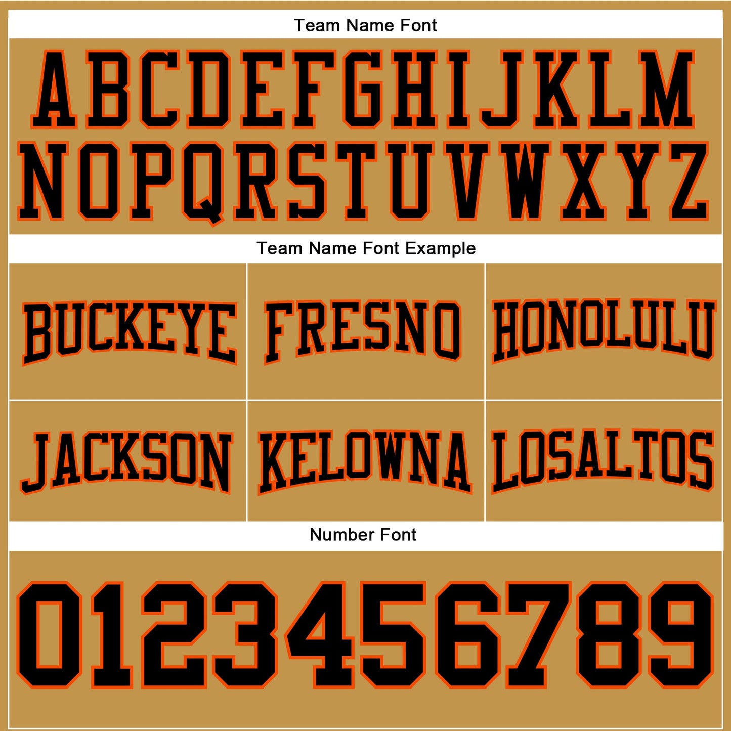 Custom Stitched Old Gold Black-Orange Football Pullover Sweatshirt Hoodie