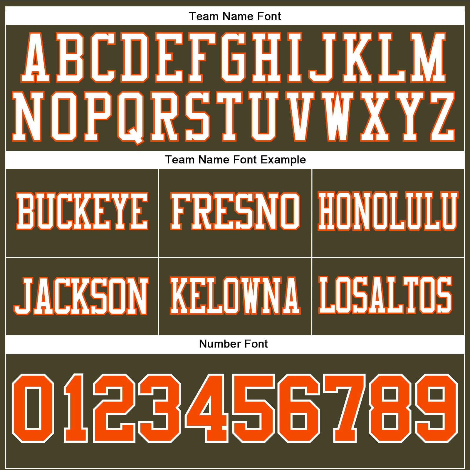 Custom Olive Orange-White Authentic Salute To Service Football Jersey