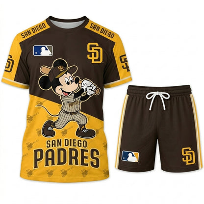 All 30 BASEBALL Teams Available-COMBO GIFTS FOR FAN | Sport Fan Set — T-Shirt + Shorts