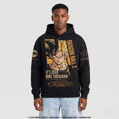 Anime Dragon Ballz Battle Warrior Graphic Shirt, Black Manga Inspired T-Shirt, Sweatshirt & Hoodie, Japanese Streetwear Fan Gift