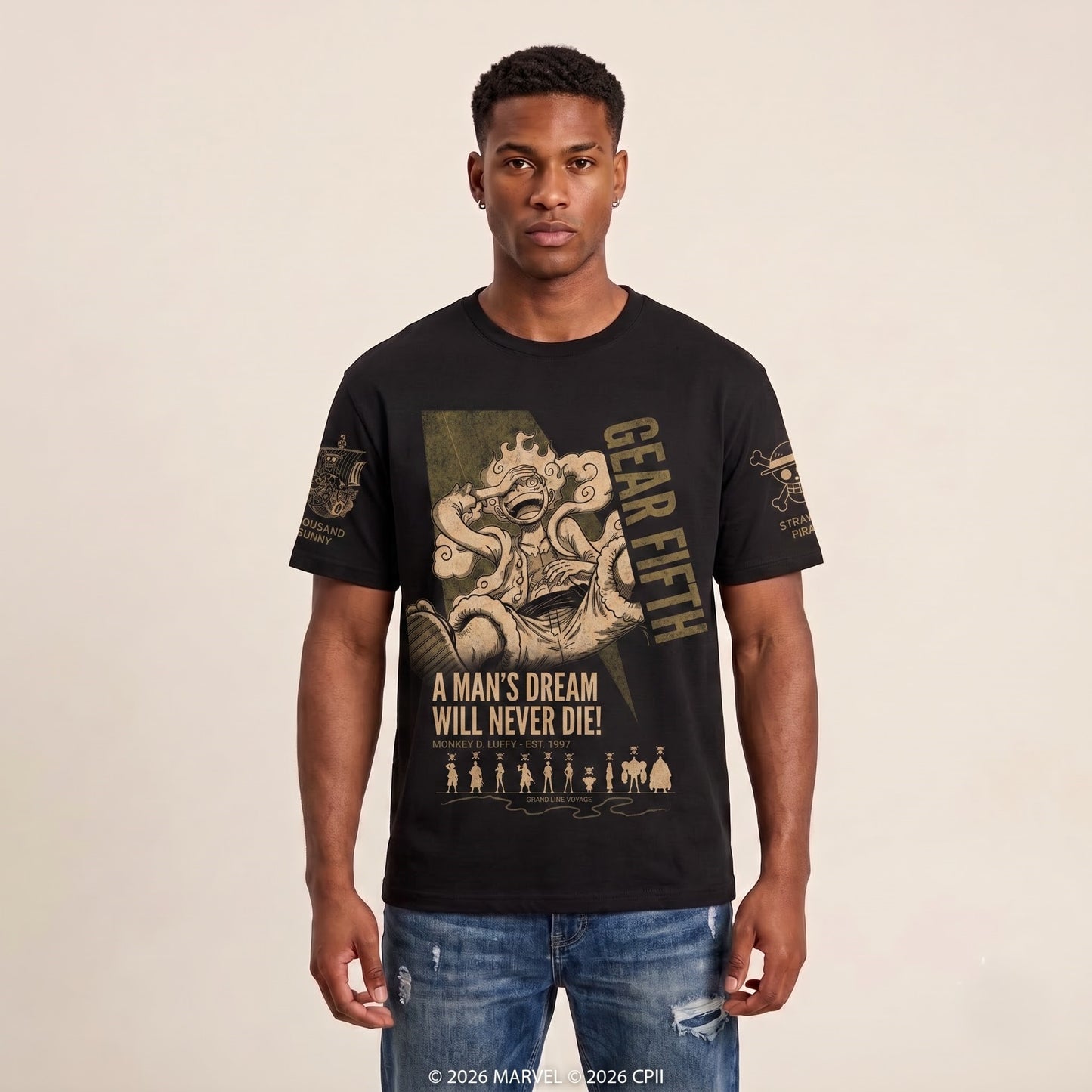 Anime Luffy Graphic Shirt, One Piece Inspired T-Shirt, Sweatshirt & Hoodie, Japanese Streetwear Fan Gift