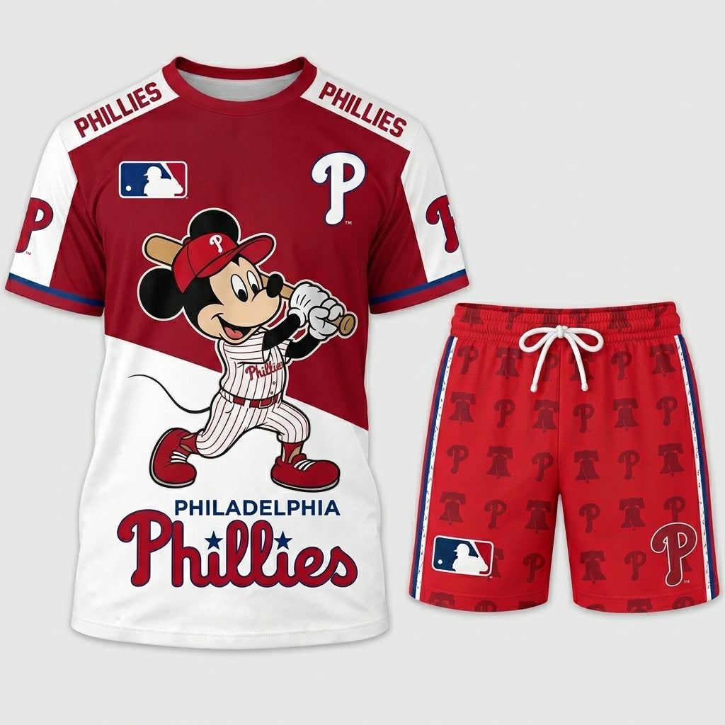 All 30 BASEBALL Teams Available-COMBO GIFTS FOR FAN | Sport Fan Set — T-Shirt + Shorts