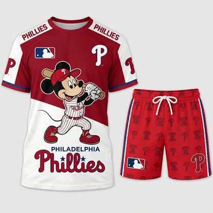 All 30 BASEBALL Teams Available-COMBO GIFTS FOR FAN | Sport Fan Set — T-Shirt + Shorts