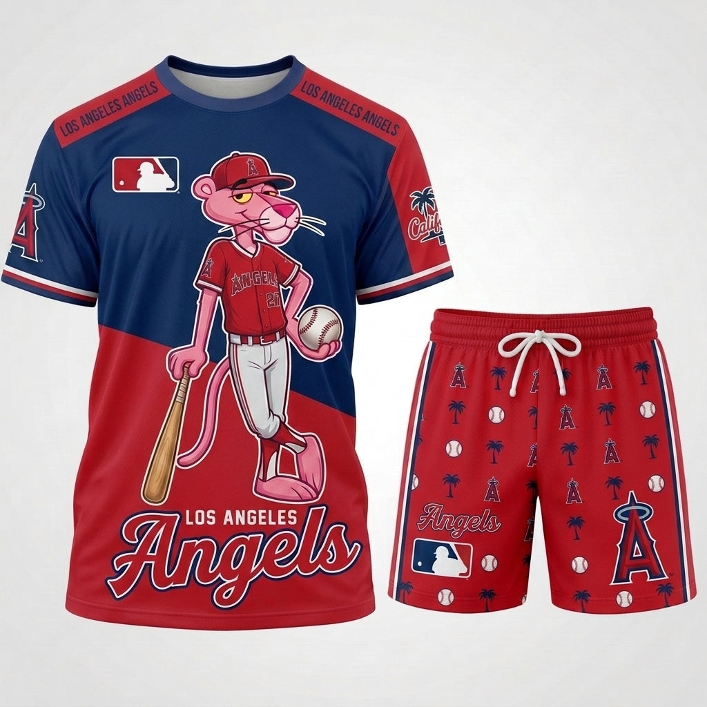 All 30 Teams Available-COMBO GIFTS FOR BASEBALL FAN | Sport Fan Set — T-Shirt + Shorts