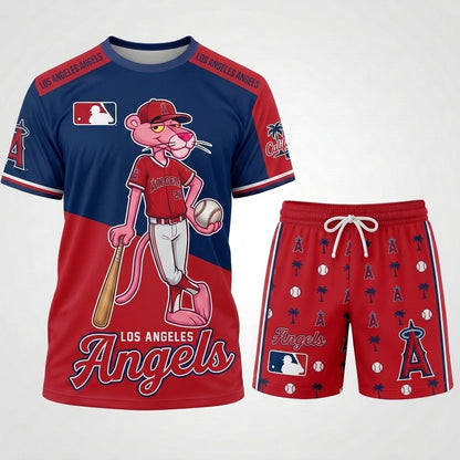 All 30 Teams Available-COMBO GIFTS FOR BASEBALL FAN | Sport Fan Set — T-Shirt + Shorts