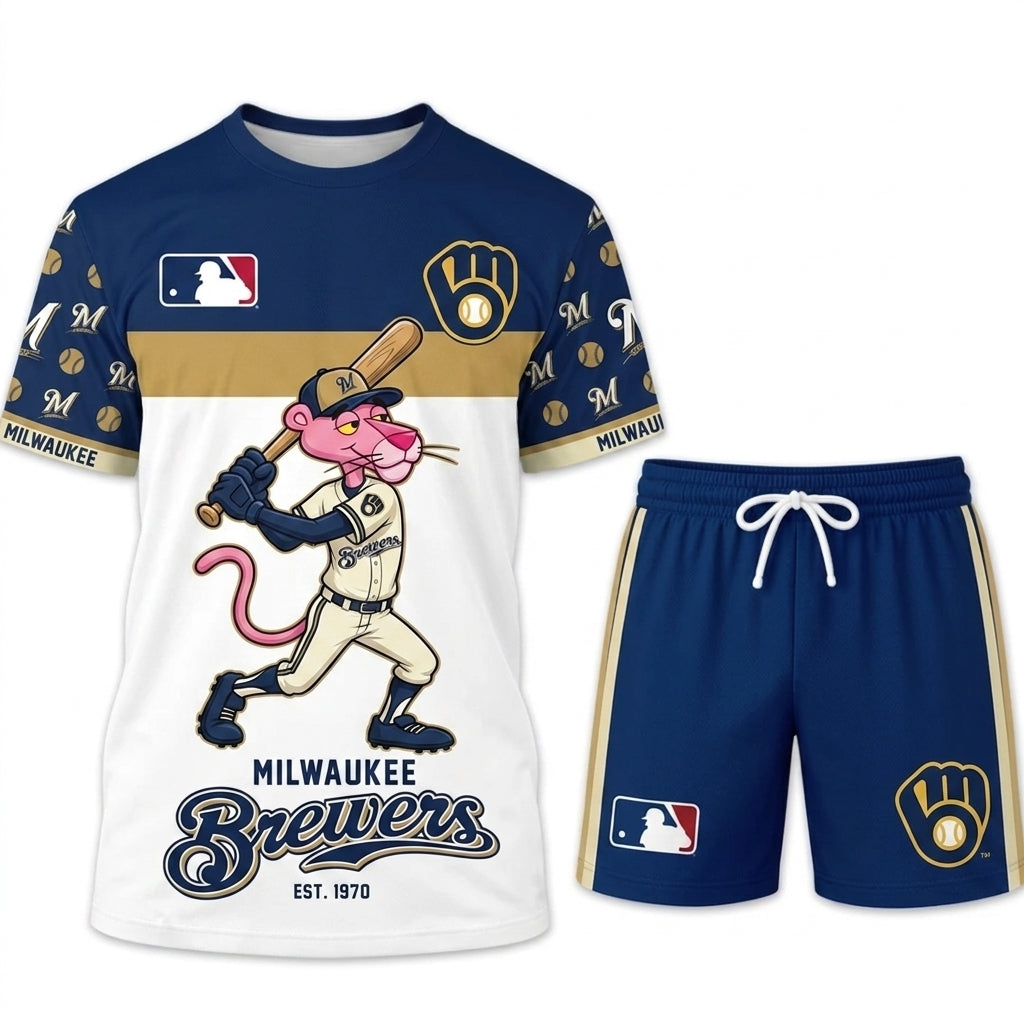 All 30 Teams Available-COMBO GIFTS FOR BASEBALL FAN | Sport Fan Set — T-Shirt + Shorts