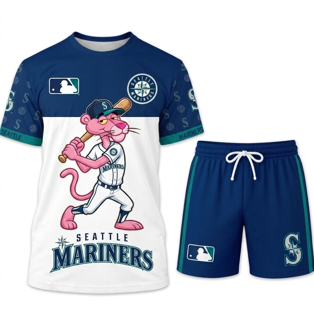 All 30 Teams Available-COMBO GIFTS FOR BASEBALL FAN | Sport Fan Set — T-Shirt + Shorts