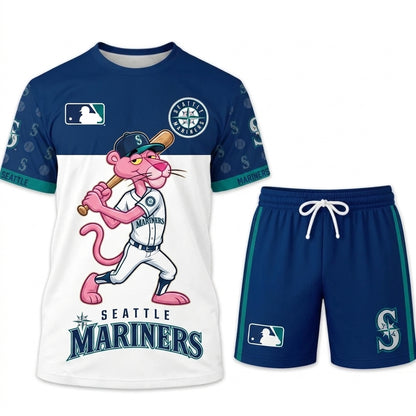All 30 Teams Available-COMBO GIFTS FOR BASEBALL FAN | Sport Fan Set — T-Shirt + Shorts