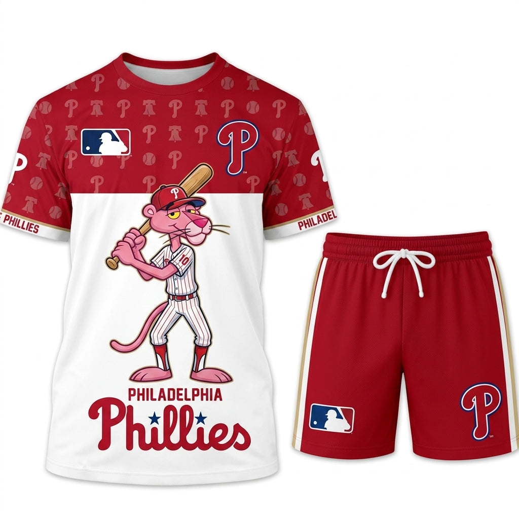 All 30 Teams Available-COMBO GIFTS FOR BASEBALL FAN | Sport Fan Set — T-Shirt + Shorts