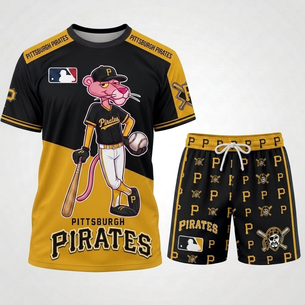 All 30 Teams Available-COMBO GIFTS FOR BASEBALL FAN | Sport Fan Set — T-Shirt + Shorts