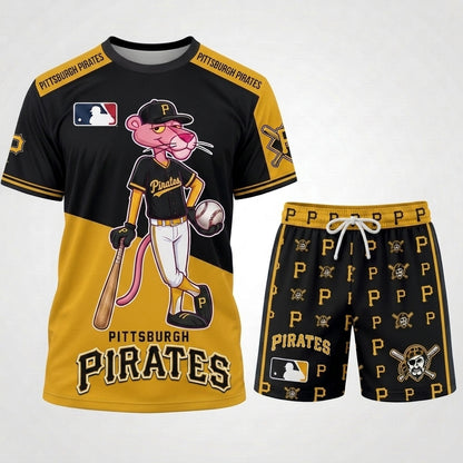 All 30 Teams Available-COMBO GIFTS FOR BASEBALL FAN | Sport Fan Set — T-Shirt + Shorts
