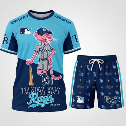 All 30 Teams Available-COMBO GIFTS FOR BASEBALL FAN | Sport Fan Set — T-Shirt + Shorts