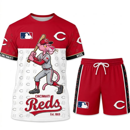 All 30 Teams Available-COMBO GIFTS FOR BASEBALL FAN | Sport Fan Set — T-Shirt + Shorts