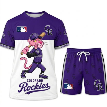 All 30 Teams Available-COMBO GIFTS FOR BASEBALL FAN | Sport Fan Set — T-Shirt + Shorts