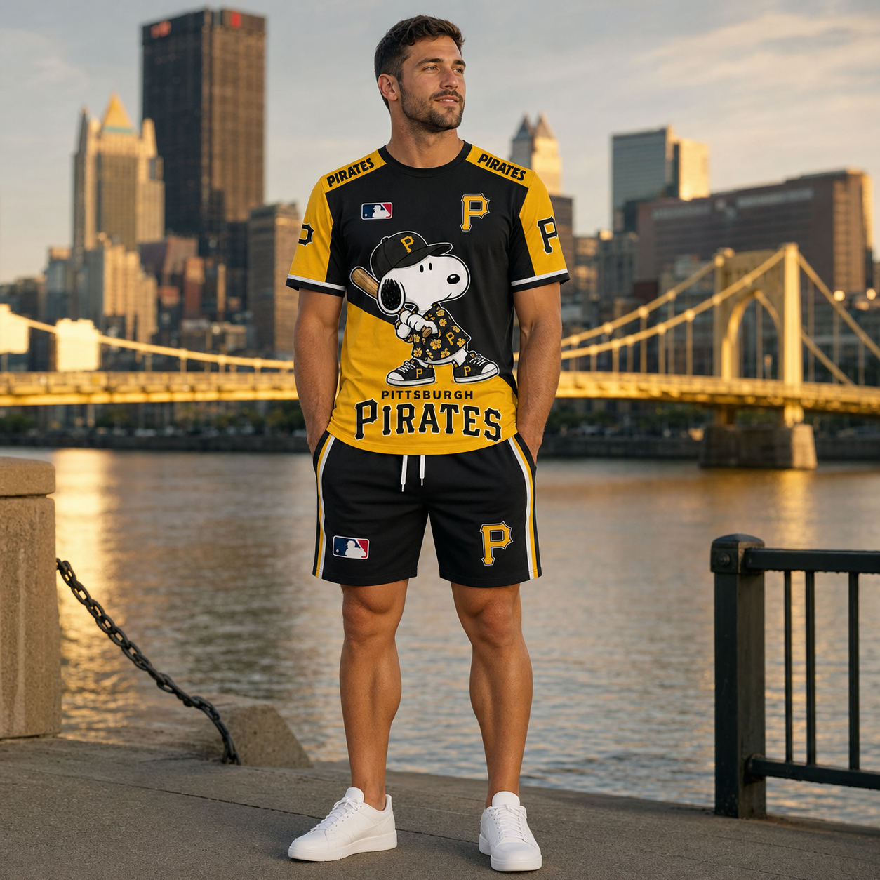 Sport Fan Set — T-Shirt + Shorts | All 30 Teams Available-COMBO GIFTS FOR FAN