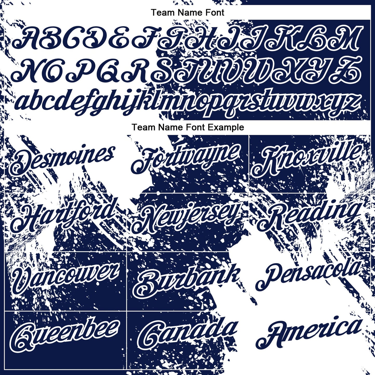Custom White Navy 3D Pattern Design Abstract Brush Stroke Performance Polo Shirt