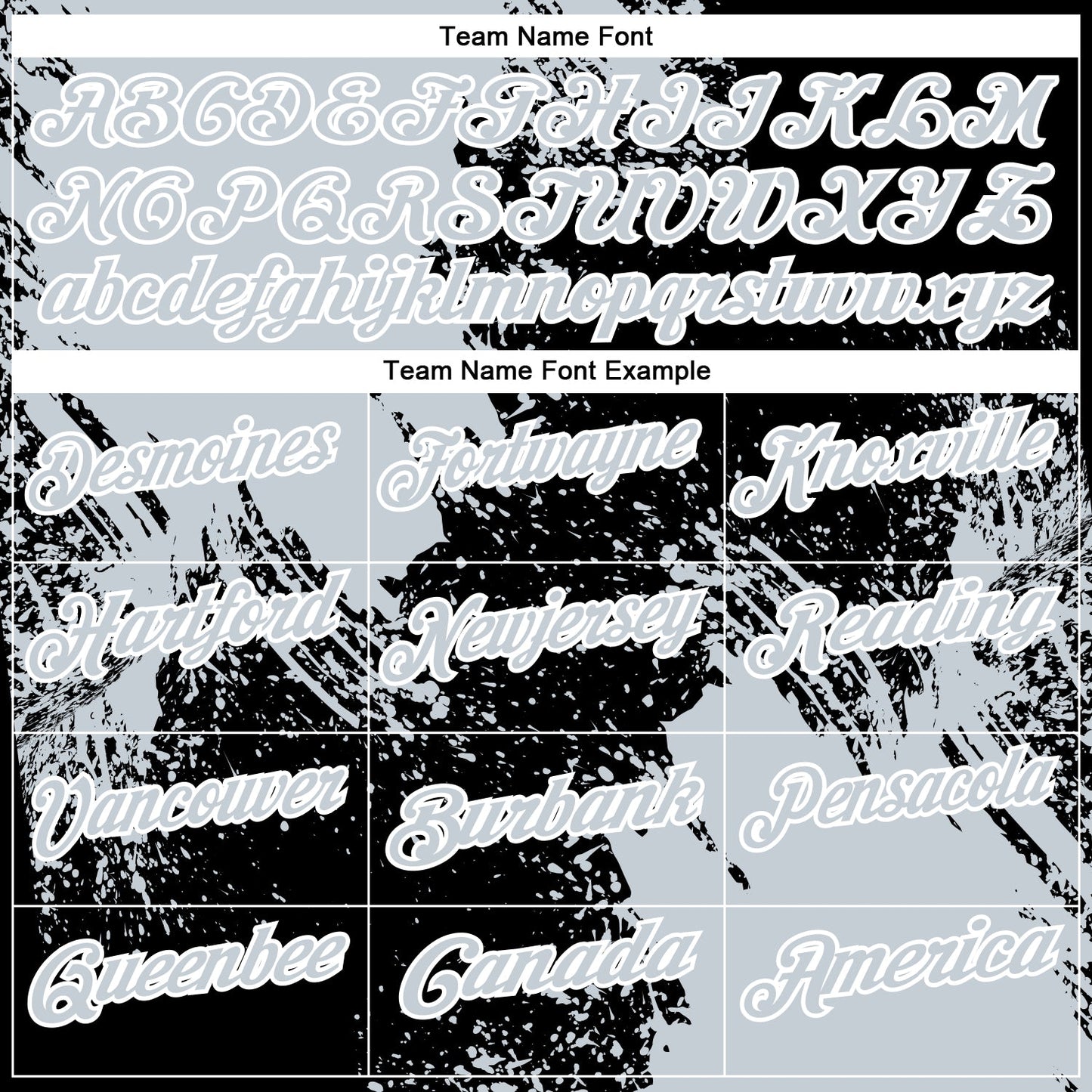 Custom Silver Black-White 3D Pattern Design Abstract Brush Stroke Performance Polo Shirt