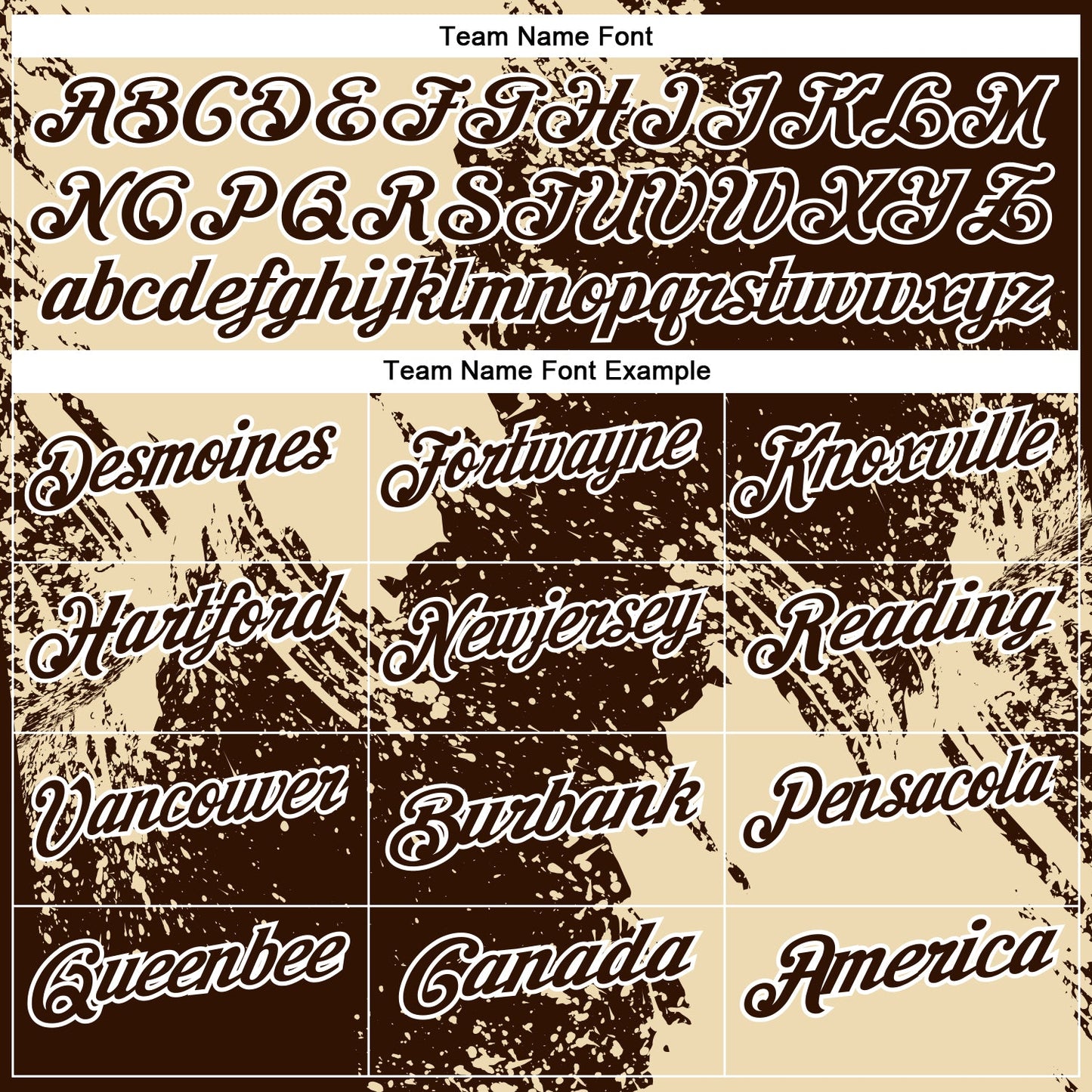 Custom Cream Brown-White 3D Pattern Design Abstract Brush Stroke Performance Polo Shirt