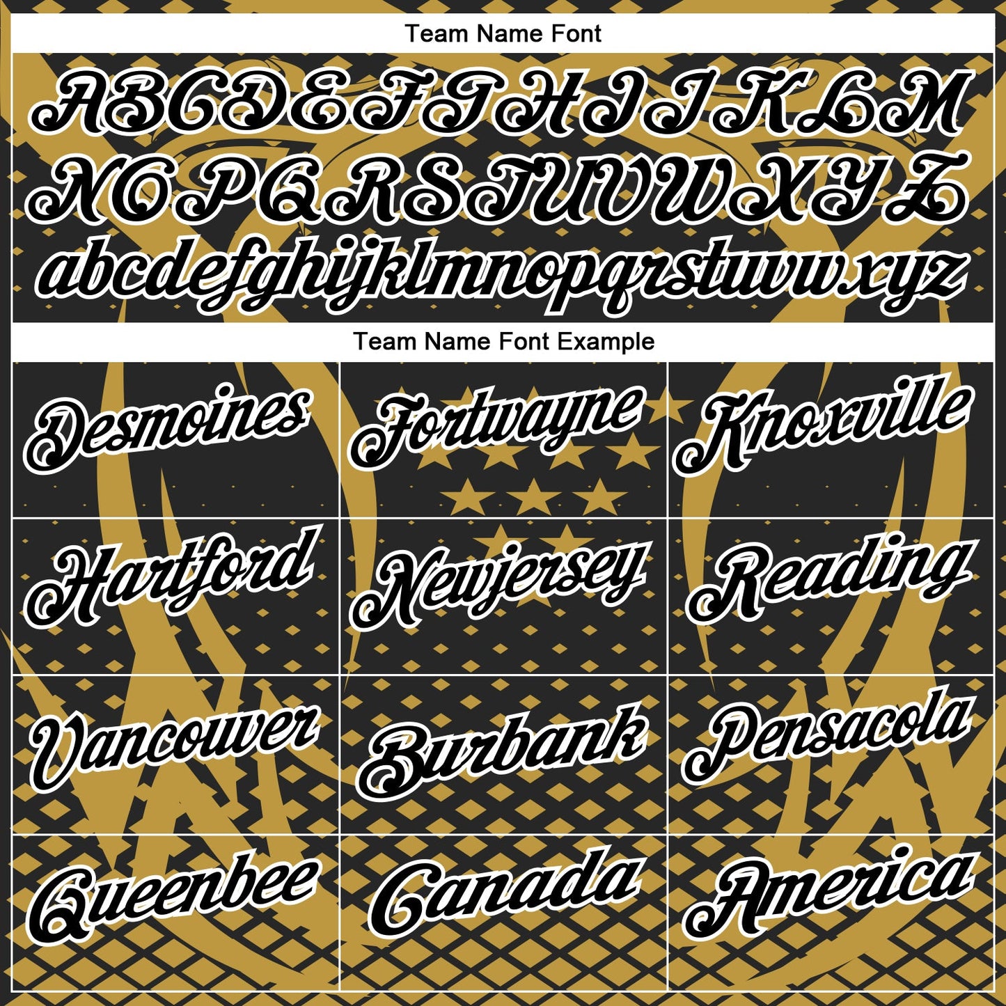Custom Old Gold Black-White 3D Pattern Design Star And Geometric Shapes Performance Polo Shirt