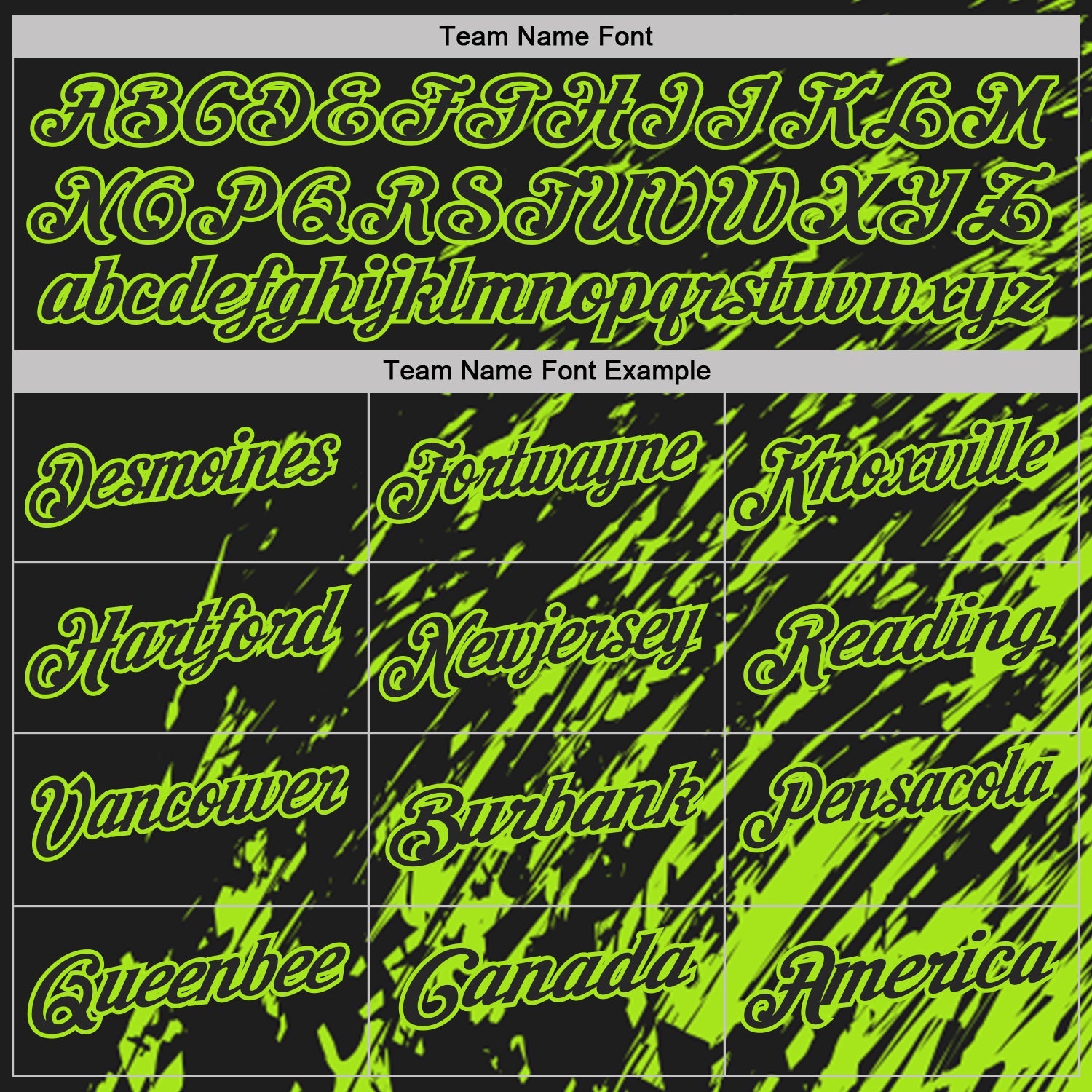 Custom Black-Neon Green Paint Stroke Grunge Streak Performance Polo Shirt