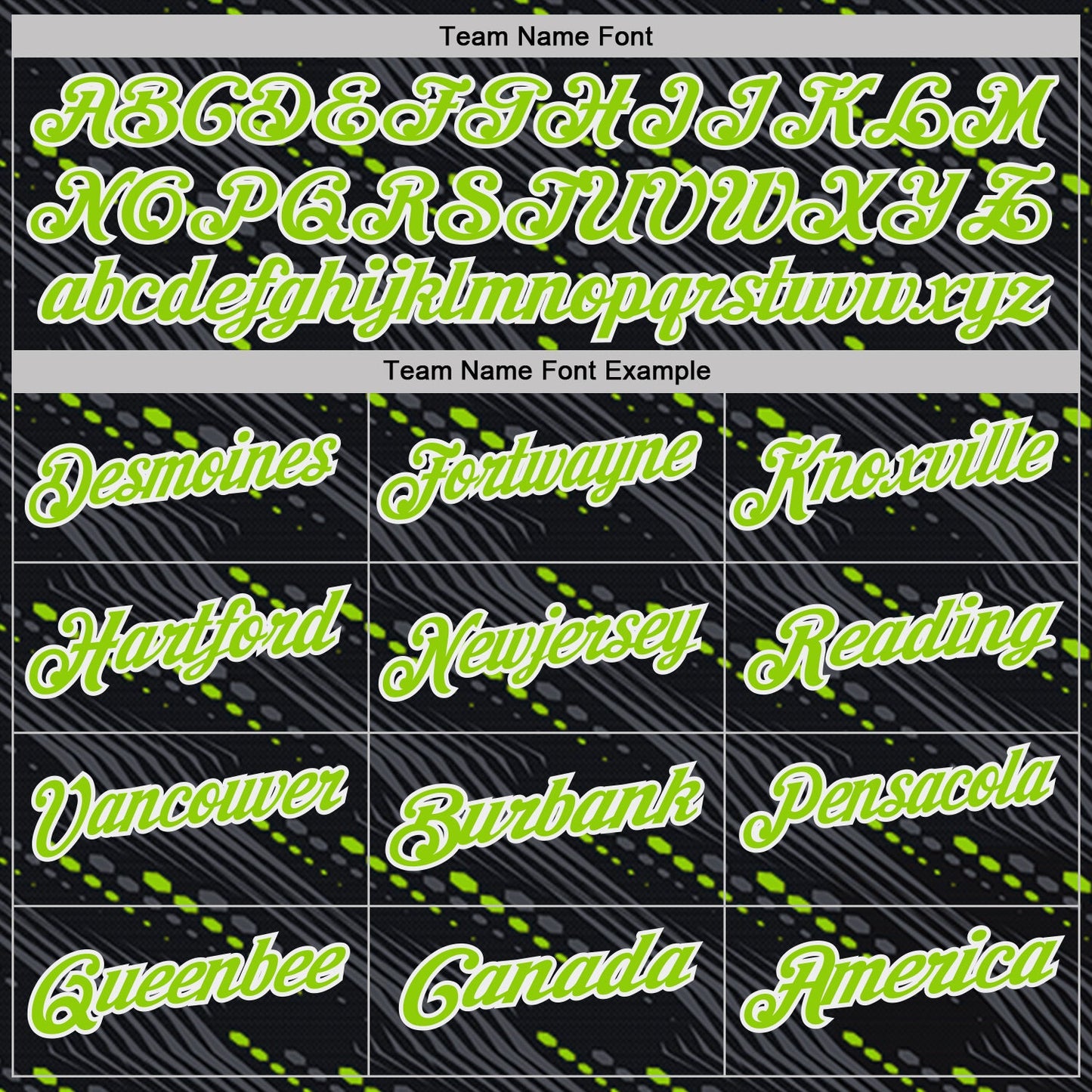 Custom Black Neon Green-White Slant Lines Cyber Mecha Tech Performance Polo Shirt
