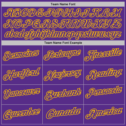 Custom Purple Black-Gold Digital Camo Two Tone Performance Polo Shirt