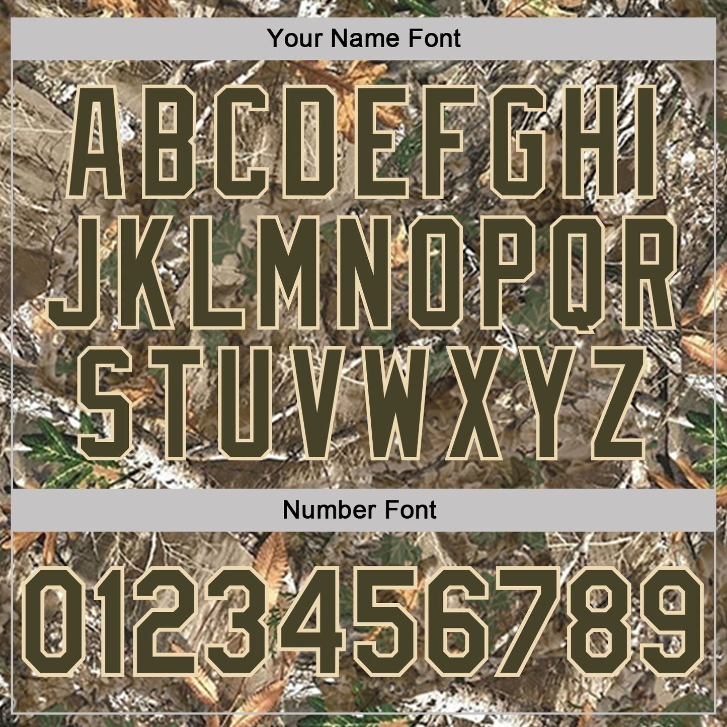 Custom Camo Olive-Cream Woodland Forest Camouflage Salute To Service Performance Polo Shirt
