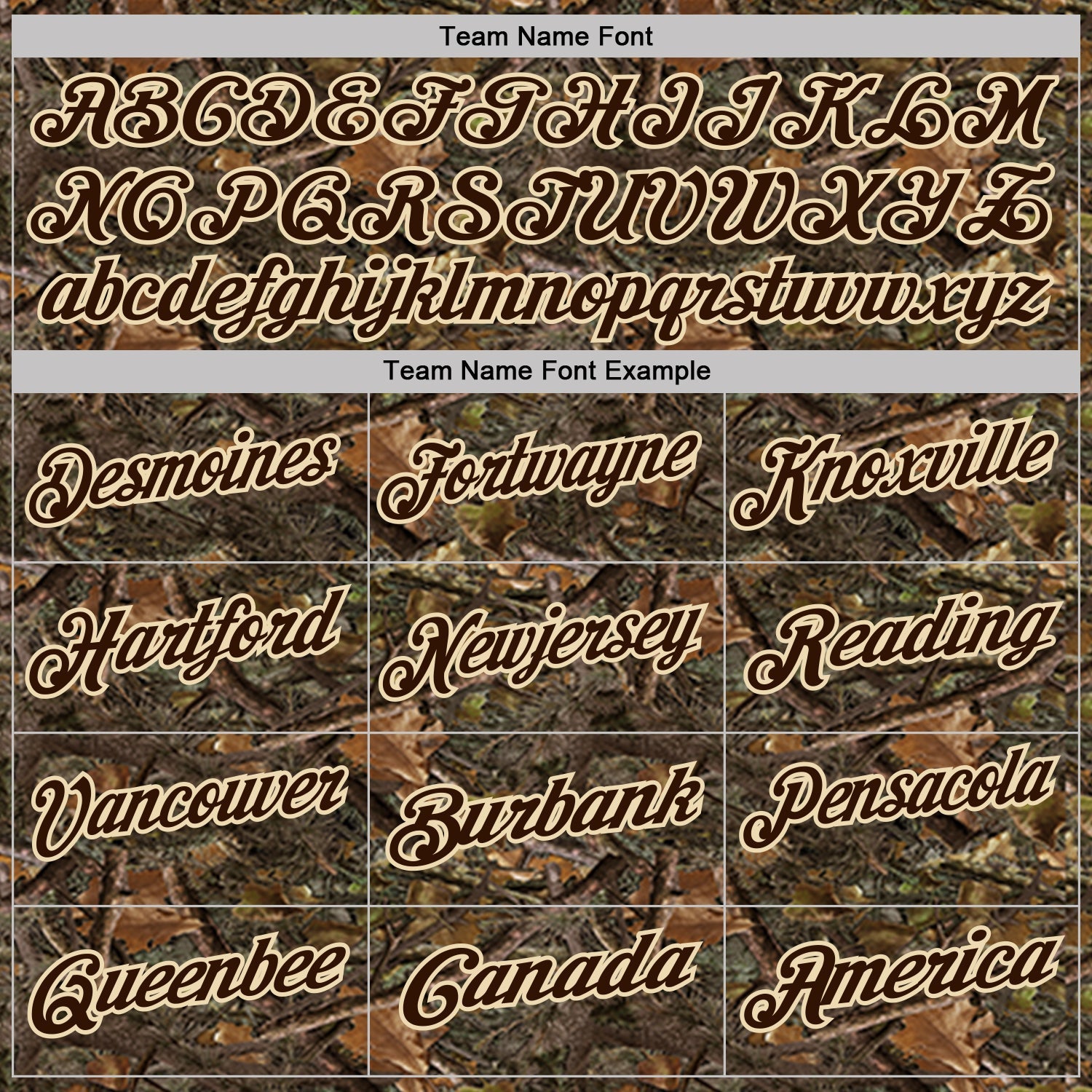 Custom Camo Brown-Cream Camo Woodland Forest Camouflage Salute To Service Performance Polo Shirt