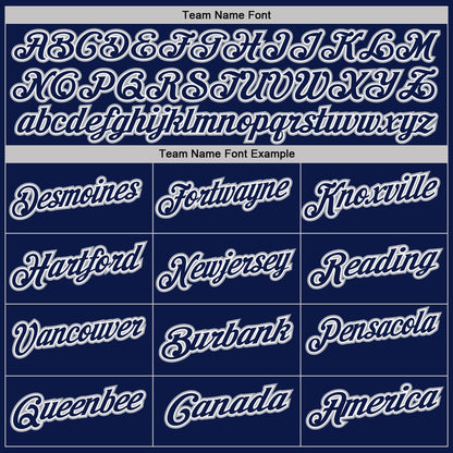 Custom Navy White Pinstripe-Gray Performance Polo Shirt