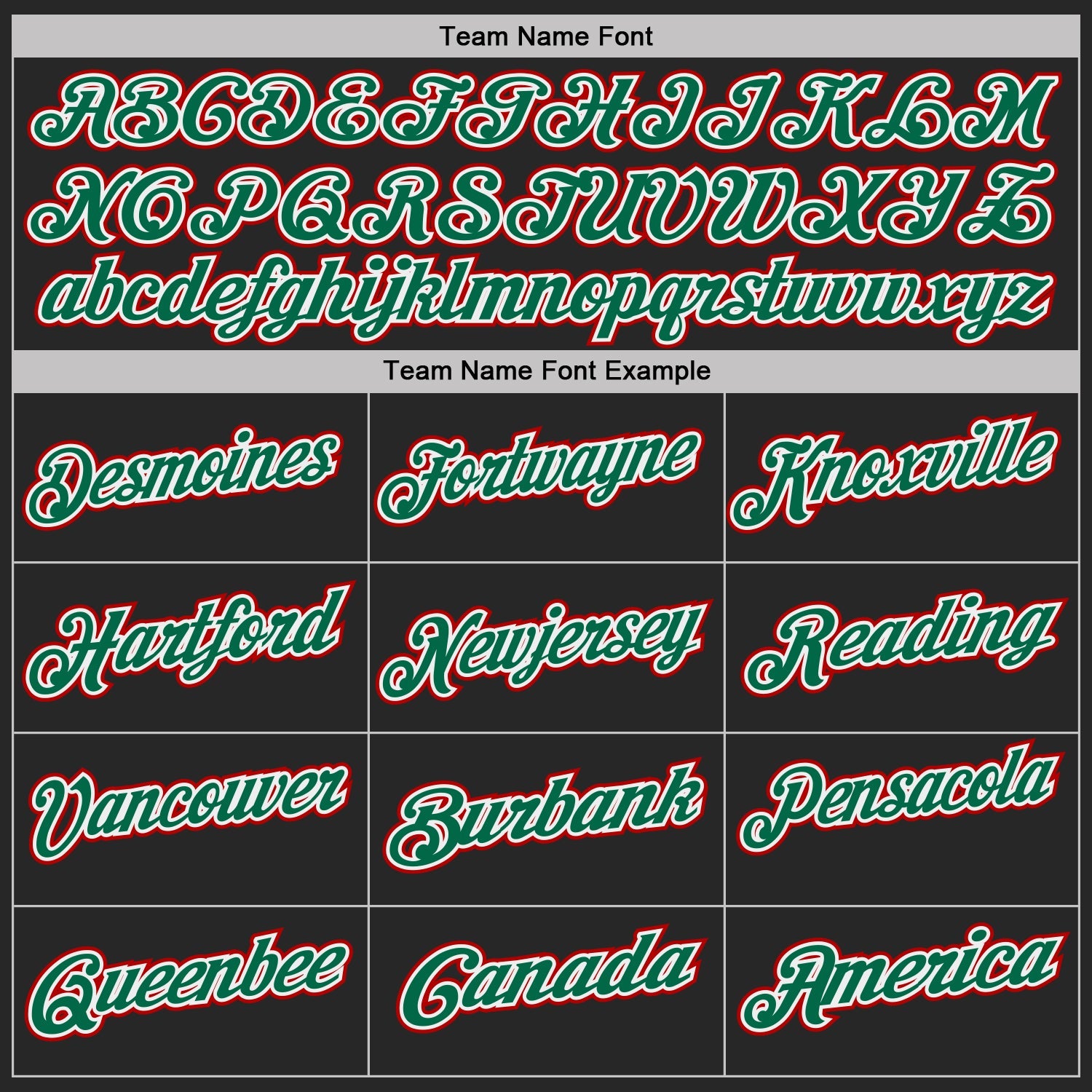 Custom Black Kelly Green Pinstripe White-Red Performance Polo Shirt