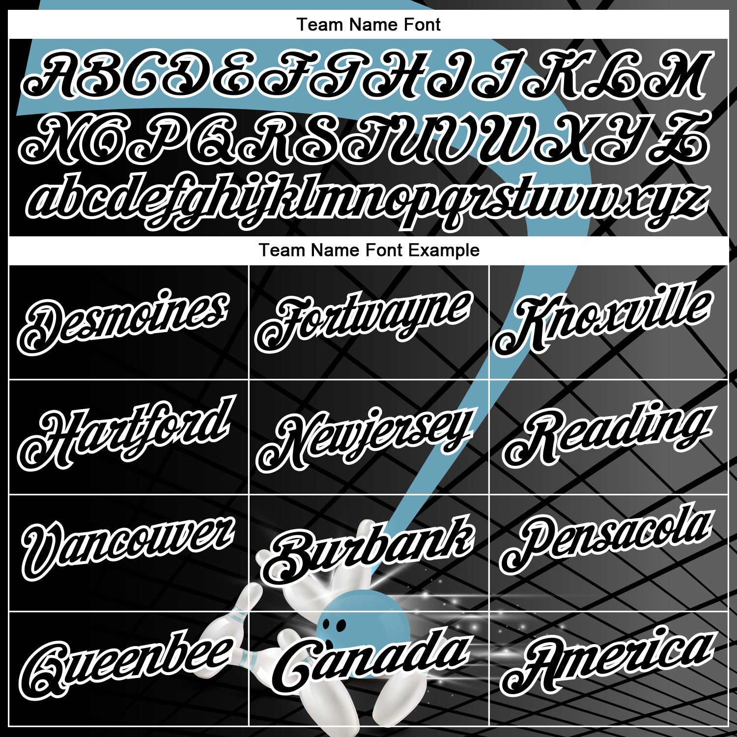 Custom Black Shadow Blue-White Bowling Geometric Grid Performance Polo Shirt