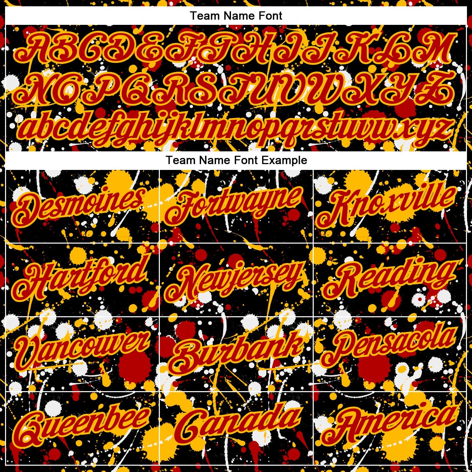 Custom Graffiti Pattern Red Black Gold-White Vibrant Multi-Color Abstract Splatter Performance Polo Shirt