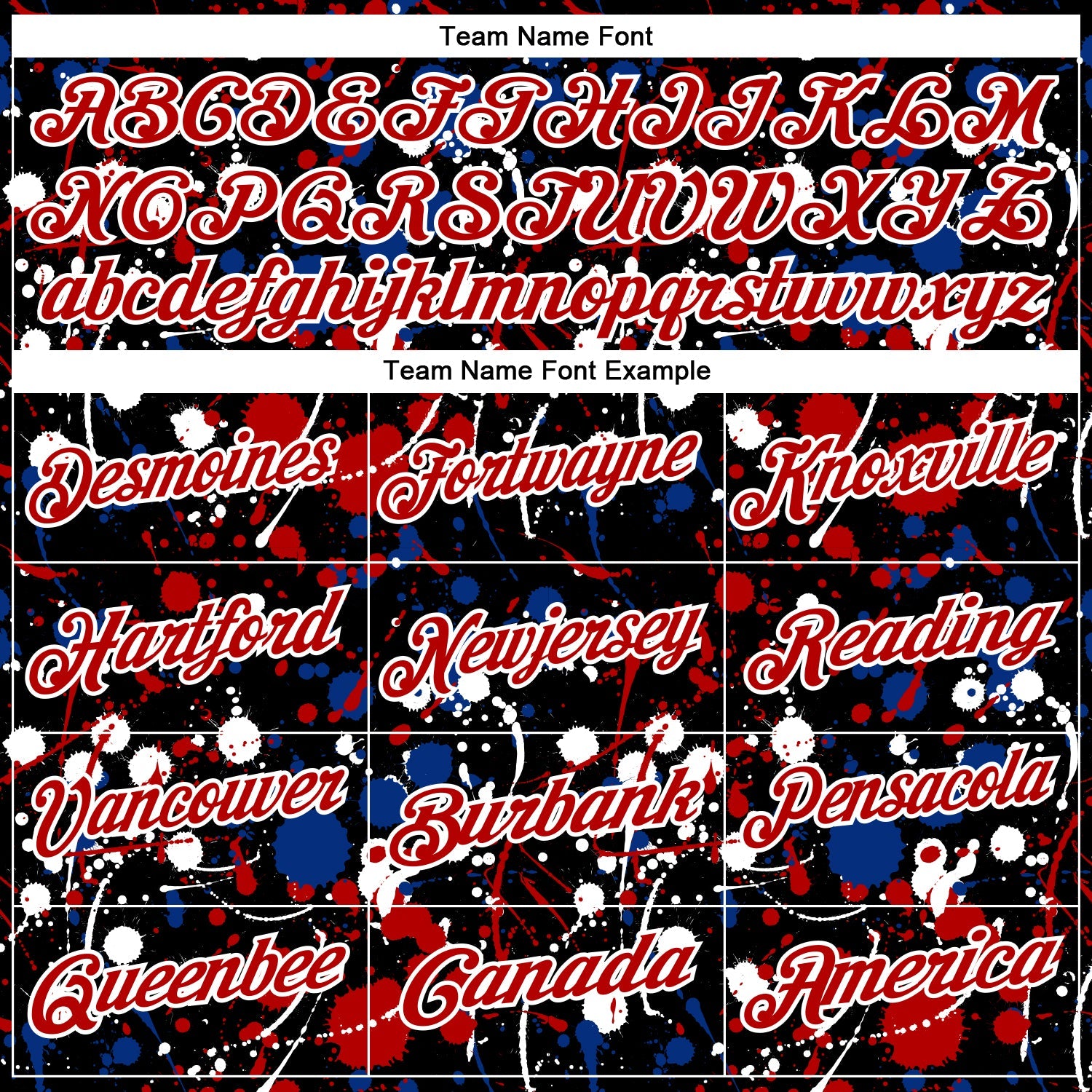 Custom Graffiti Pattern Red Black Royal-White Vibrant Multi-Color Abstract Splatter Performance Polo Shirt