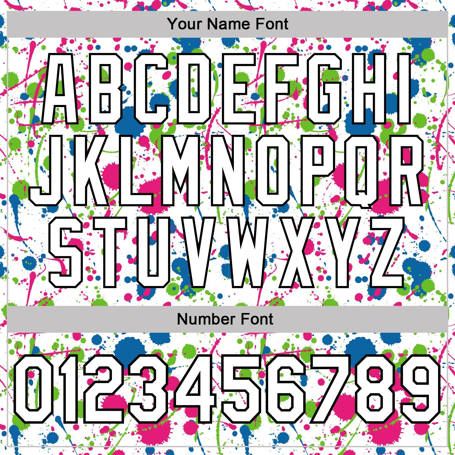 Custom Graffiti Pattern White Blue Hot Pink Aurora Green-Black Vibrant Multi-Color Abstract Splatter Performance Polo Shirt