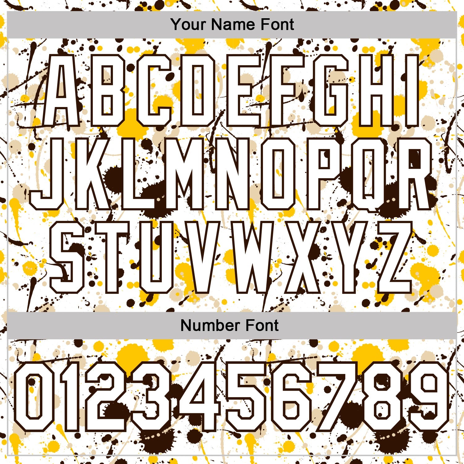 Custom Graffiti Pattern White Yellow Brown-City Cream Vibrant Multi-Color Abstract Splatter Performance Polo Shirt