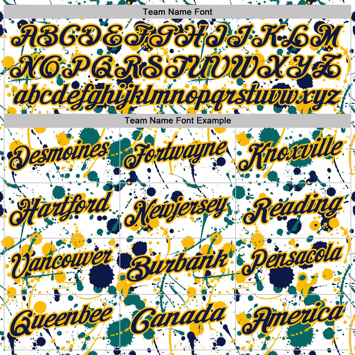Custom Graffiti Pattern Navy White Teal-Gold Vibrant Multi-Color Abstract Splatter Performance Polo Shirt