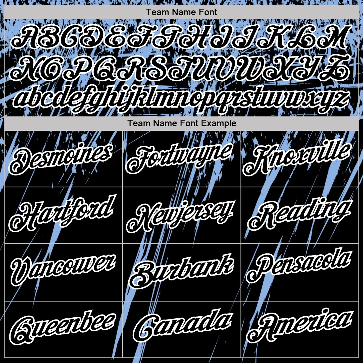 Custom Black Light Blue-White Distressed Scratch Brush Stroke Performance Polo Shirt