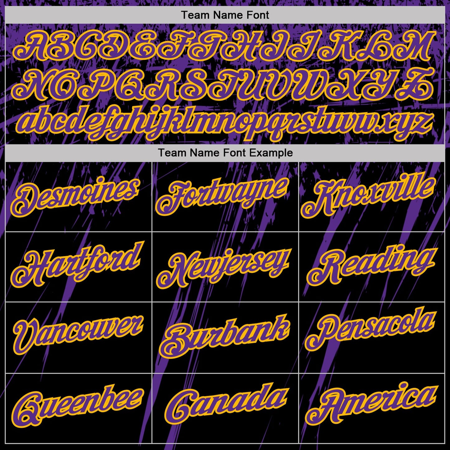 Custom Black Purple-Gold Distressed Scratch Brush Stroke Performance Polo Shirt