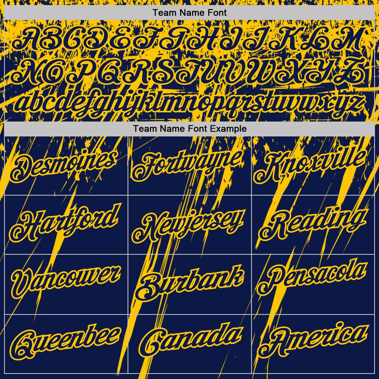 Custom Navy-Yellow Distressed Scratch Brush Stroke Performance Polo Shirt
