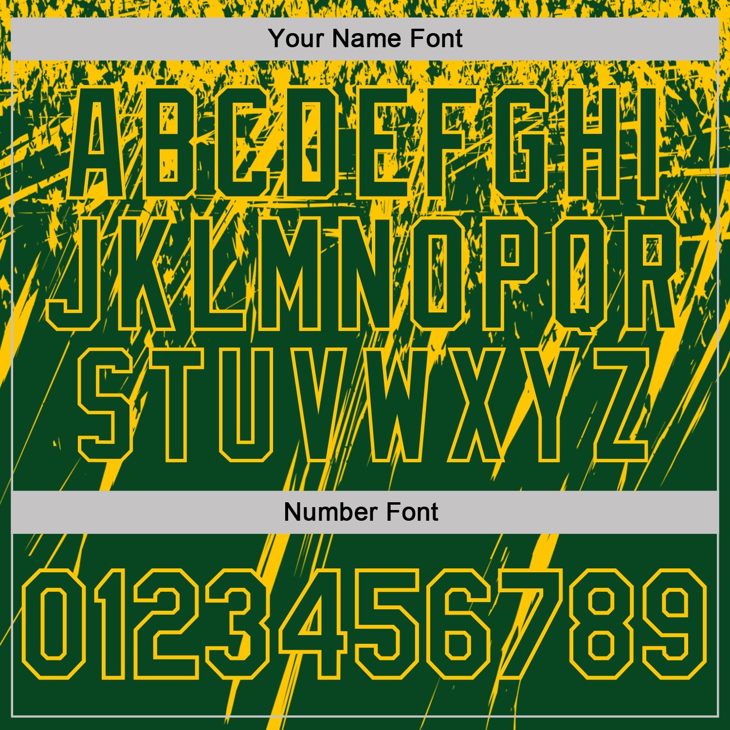 Custom Green-Yellow Distressed Scratch Brush Stroke Performance Polo Shirt