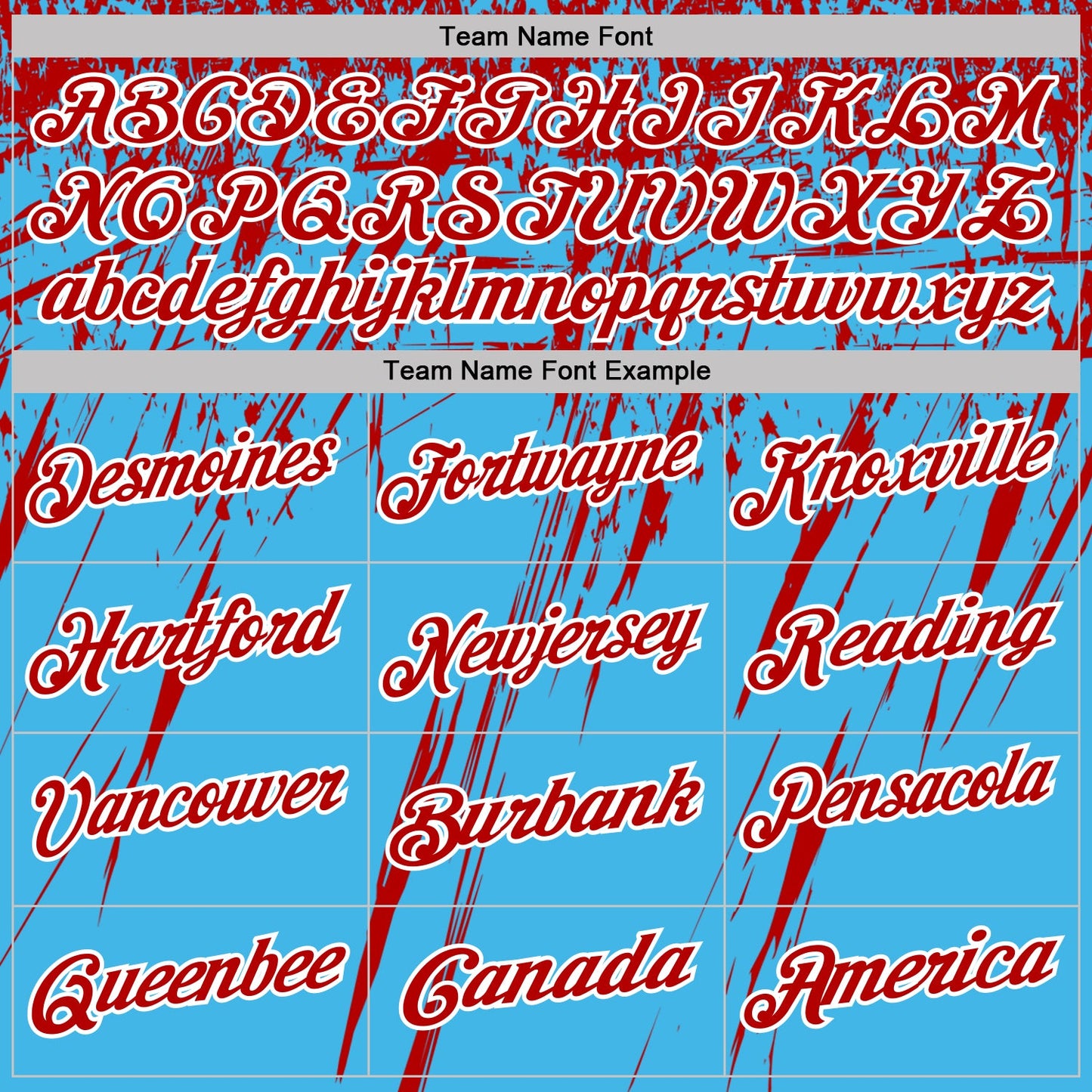 Custom Sky Blue Red-White Distressed Scratch Brush Stroke Performance Polo Shirt