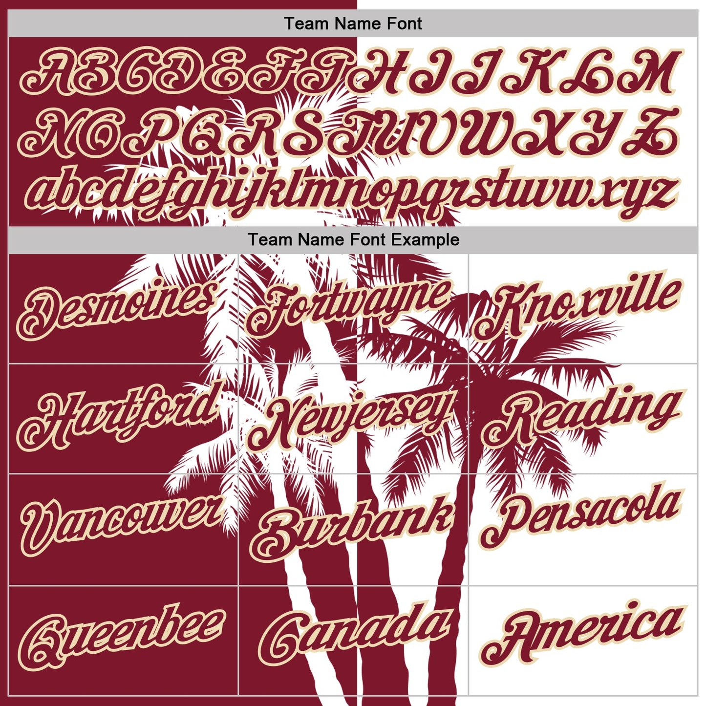 Custom White Crimson-Cream Hawaii Tropical Coastal Palm Trees Performance Polo Shirt